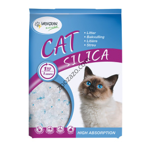 Силиконова силно абсорбираща котешка тоалетна, 2,25кг. - 5л. - Vadigran Silica